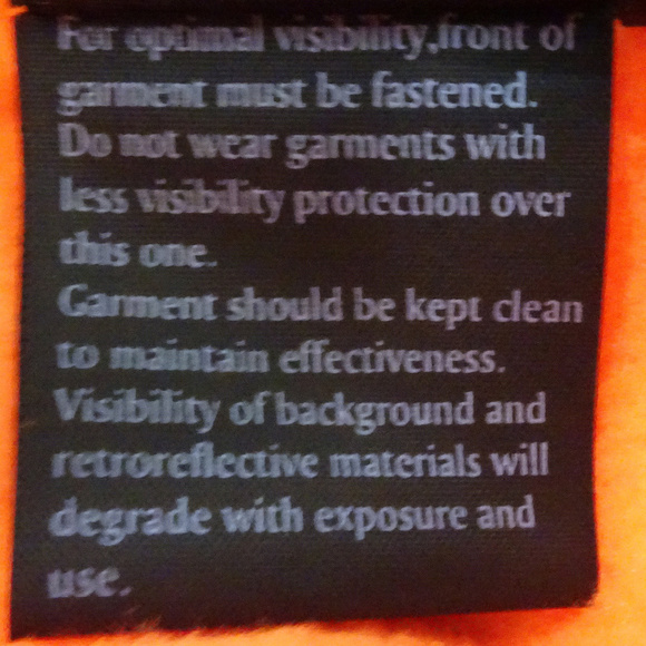 Tri-Mountain High Visibility Reflective Orange Sm - Picture 6 of 7